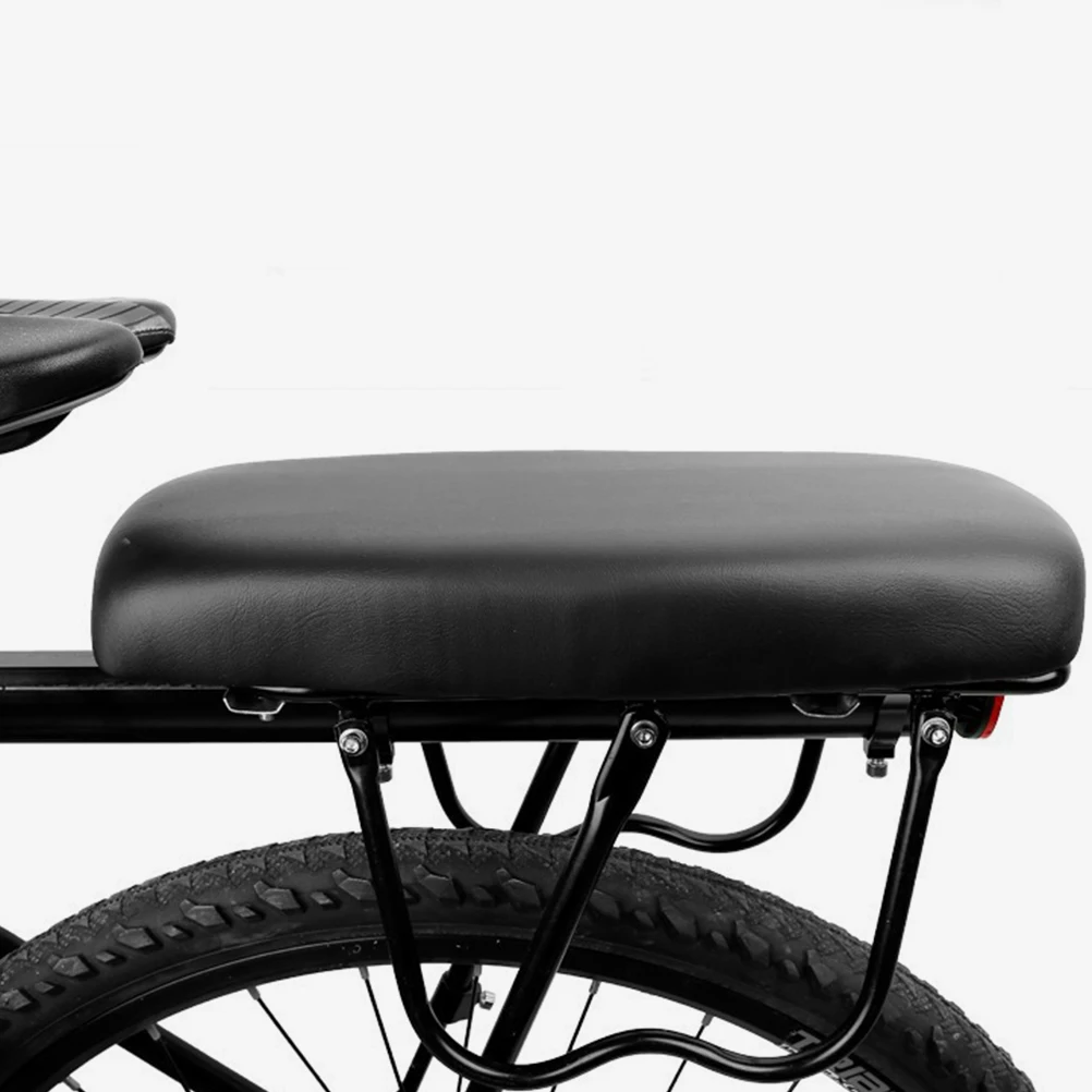 

s Thick Bike Seat Pad Comfortable Sponge Cushion for Mountain Road Bikes Long Lasting Durable Black Bike Seats Shelf