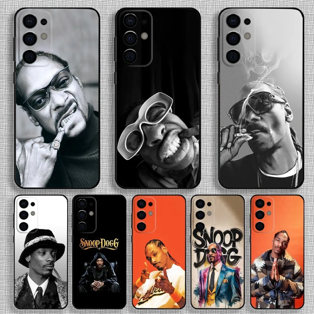 Rapper S-Snoop D-Dogg Phone Case For Samsung S24,S21,S22,S23,S30,Ultra,S20,Plus,Fe,Lite,Note,10,9,5G Black Soft Cover