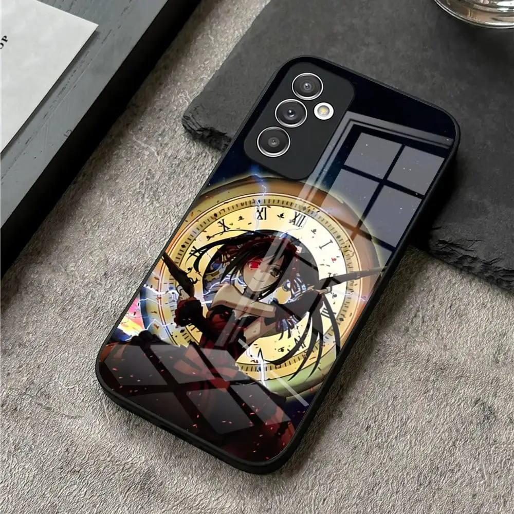 Date a live Tokisaki Kurumi Anime Phone Case for S24 Ultra Samsung S23 S22 S20 Fe S21 Plus Galaxy A54 A34 A24 A53 M54 Note 20 Gl