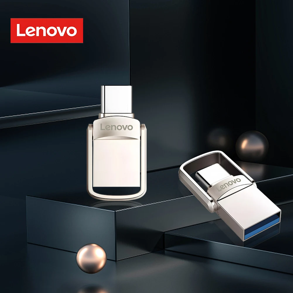 Lenovo Type C USB Flash Drives 2TB Pendrive USB 3.0 Interface Pen Drive OTC Large Capacity 1TB U Disk Memory Stick For Phone PC
