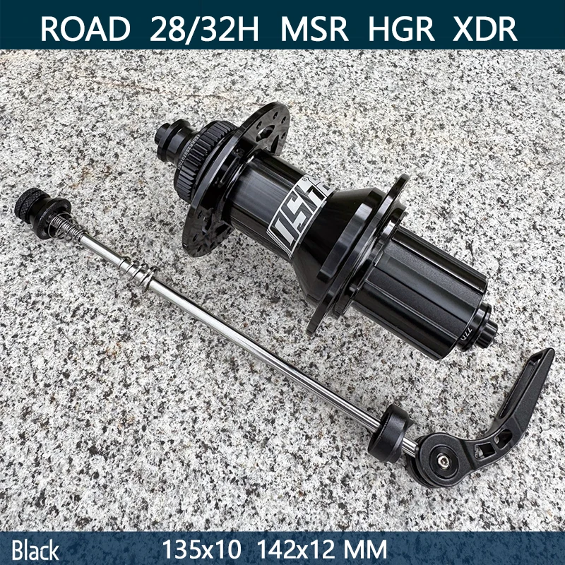 New Koozer 450 Rear Road/Gravel HGR XDR MSR 5x135mm 12x142 Thru 8-12s 28/32 Holes E-Bike Parts Center Lock J-bend Bicycle Hubs