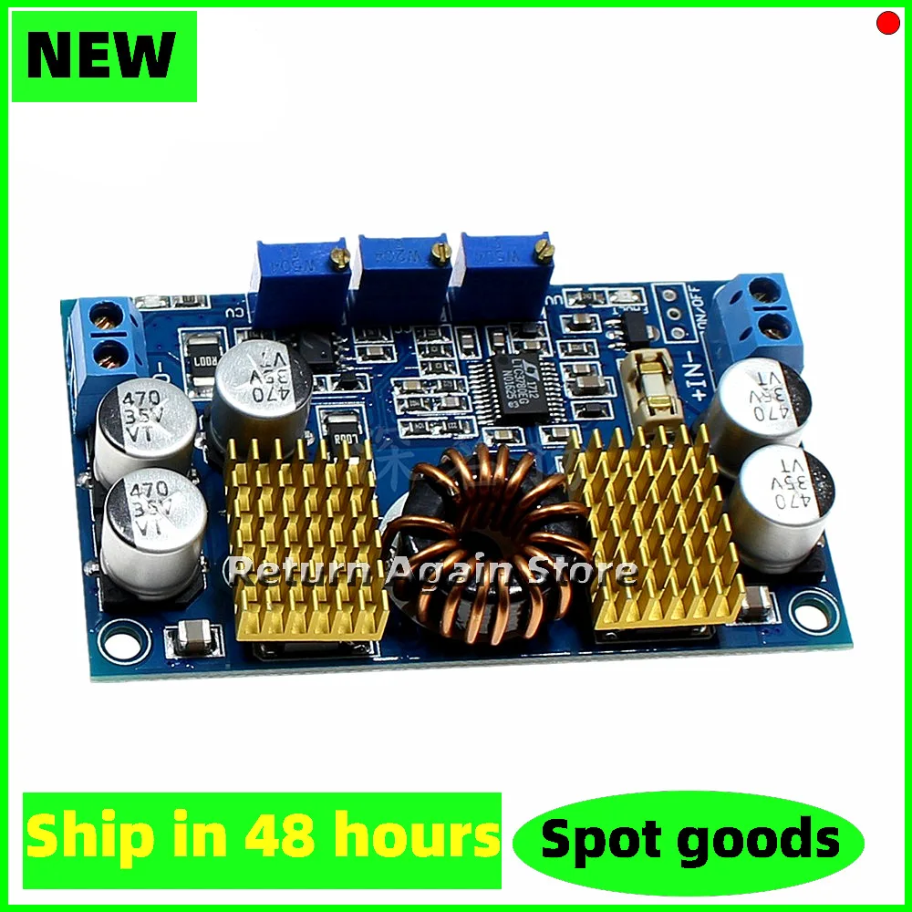 DC-DC LTC3780 Automatic Boost-Buck, Solar Vehicle-mounted, Voltage & Current Stabilized Synchronous Power Supply Module