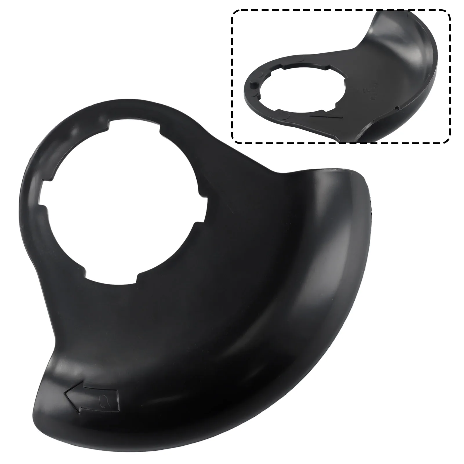 Comoda protezione per erba nera Multi-angolo di ricambio Multi-angolo per inverdimento tosaerba elettrico al litio ABS Nylon