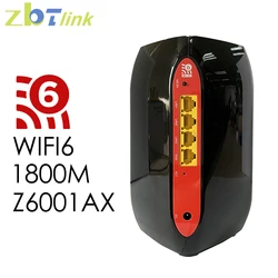 Zbtlink Wifi6 WiFi Router Openwrt Roteador 1800Mbps 5.8Ghz 2.4Ghz 128MB Flash 256MB RAM Gigabit LAN Wi-Fi 802.11ac for 128 User