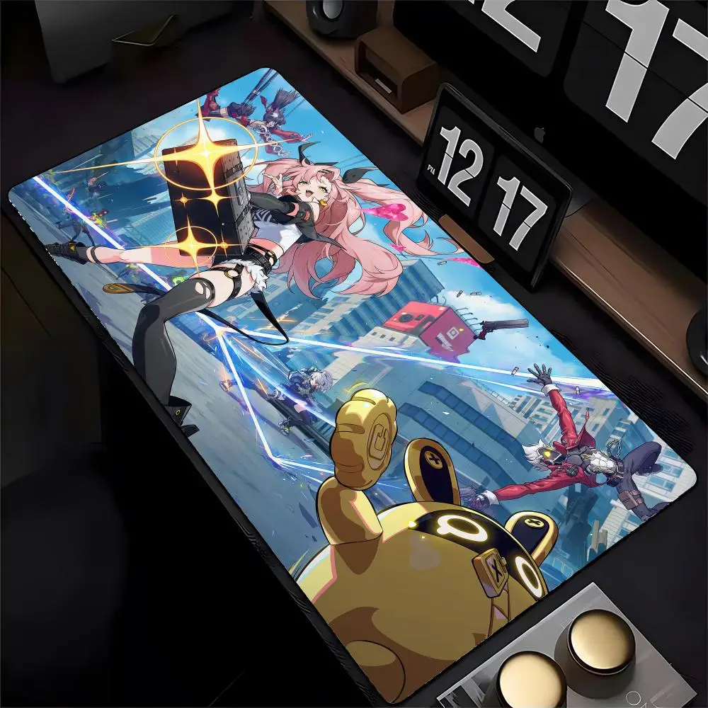 Z-Zenless Zone Zero Mouse Pad Mousepad HD Printing Computer Gamers Locking Edge Non-slip Mouse Pad XXL90x40cm Keyboard PC Desk P