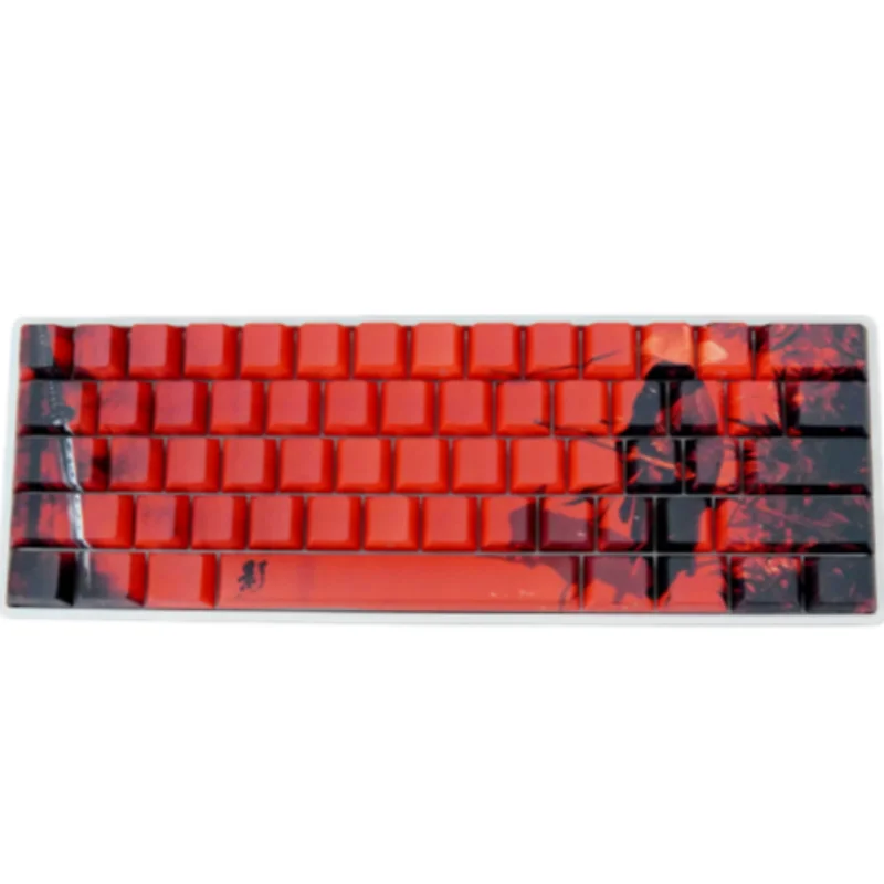Shadow side engraved theme keycaps original PBT thermal sublimation PC gaming keyboard collectible gifts customized keycaps
