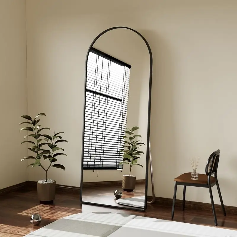 Nordic Black Cheap Mirrors Full Body Living Room Apartments Mirrors Full Body Big Minimalist  Furniture Home
