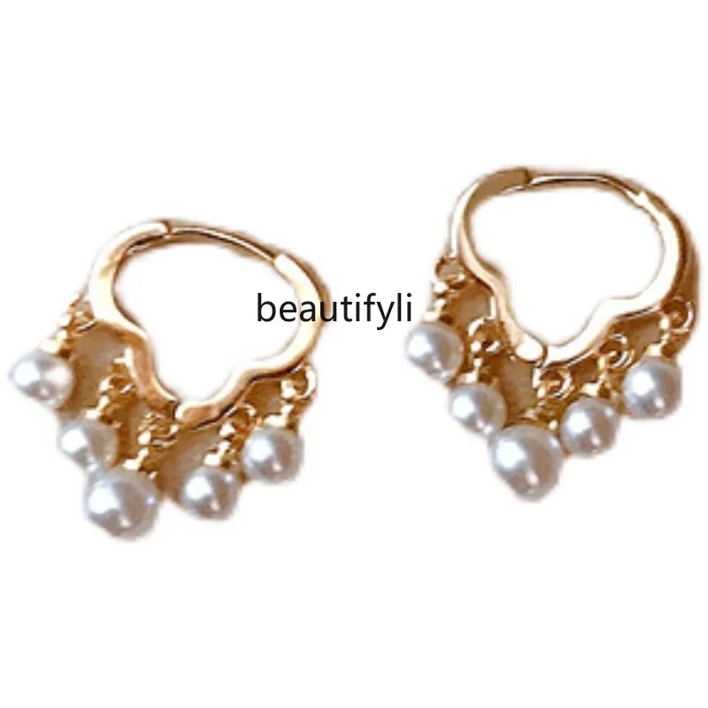 hj Fresh Vintage Earrings 18K Gold Ear-Ring Clip