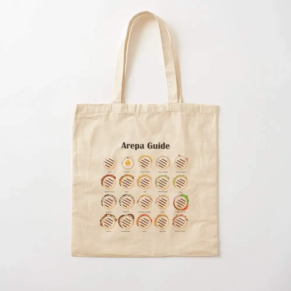 

Arepa Guide Venezuela Latin Fast Food Tote Bag bags woman 2025 cloth bag woman Women's tote bag