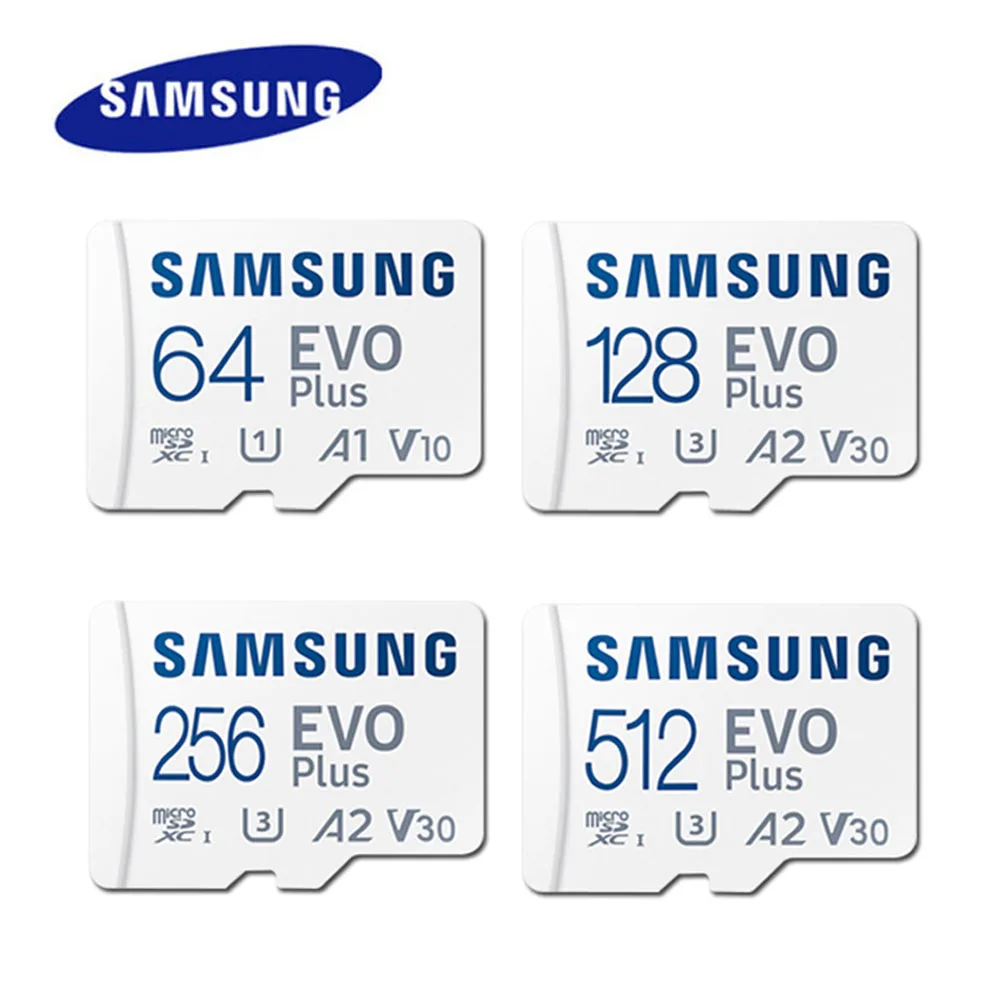 

SAMSUNG Memory Card 64GB/U1/128GB/256GB/512GB SDXC Micro SD/TF Flash Cards MicroSD UHS-1 U3 4K For Phone Computer Drone Camera