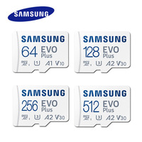 SAMSUNG Memory Card 64GB/U1/128GB/256GB/512GB SDXC Micro SD/TF Flash Cards MicroSD UHS-1 U3 4K For Phone Computer Drone Camera