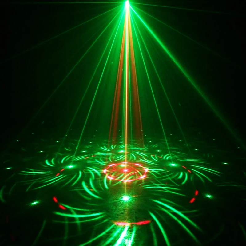 WZSTAR بالجملة الليزر 2 ثقوب 48 أنماط الليزر أضواء دي جي التحكم عن بعد أضواء للمسرح ديسكو لشريط الحدث KTV نادي الخفيفة #4
