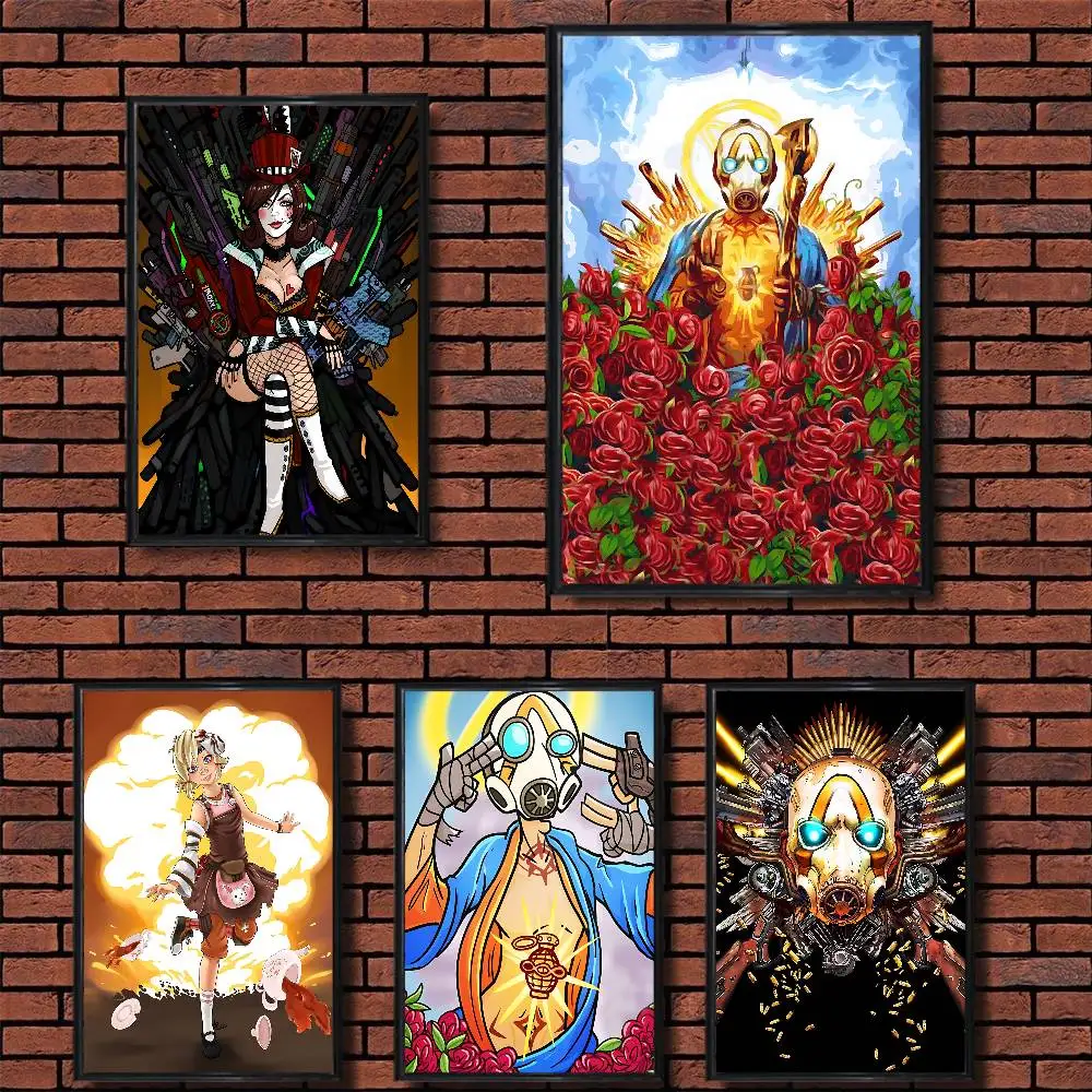 Póster de Mad Moxxi Lilith Borderlands, arte de pared moderno para decoración de café, oficina, bar, el mejor regalo, buen adhesivo impreso en papel PP