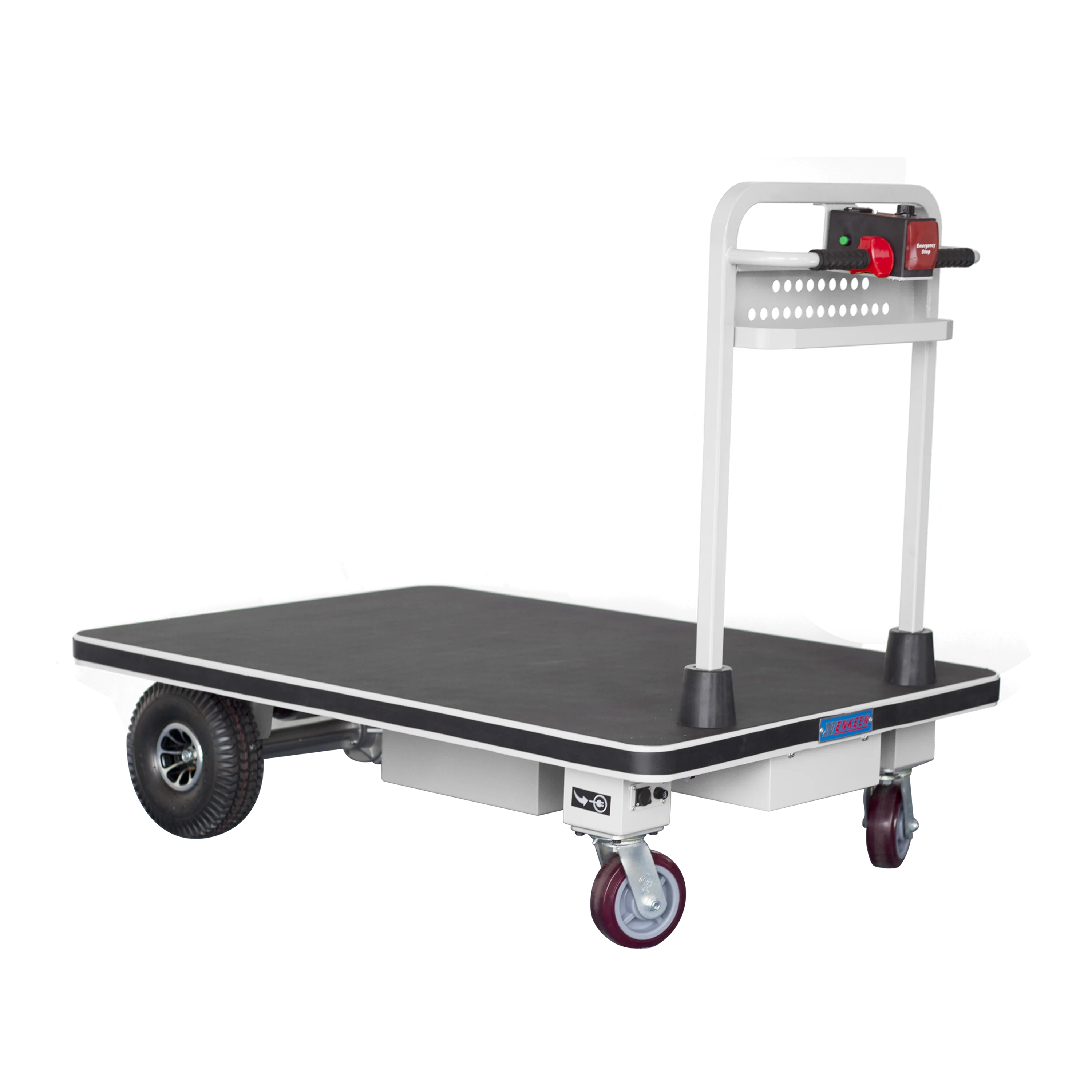 Electric Trolley Cart Stainless Steel Construction 1000kg Capacity Platform Hand Truck OEM Storage Tools Energy Saving Design