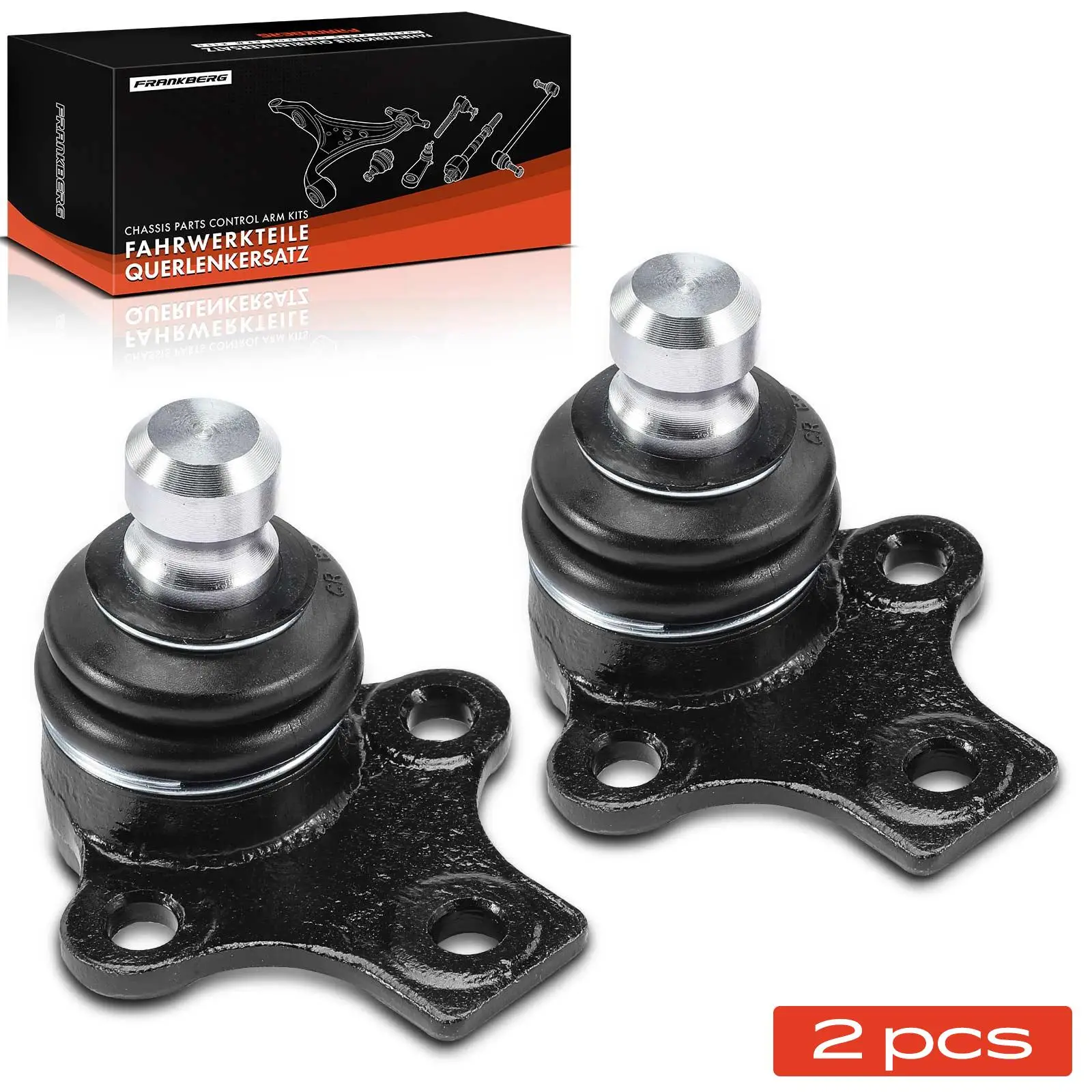 Frankberg 2x Bend Joint Vooras Links Onder Rechts voor VW Golf II III 1H 4 1E Cabriolet 357407365