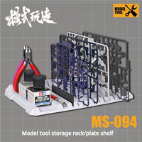 MSWZ MS094 Model Parts Stoage Rack for Gundam Military Model  Model Assembly Storage Rack for Panel Line Fluid And Cutting Plier