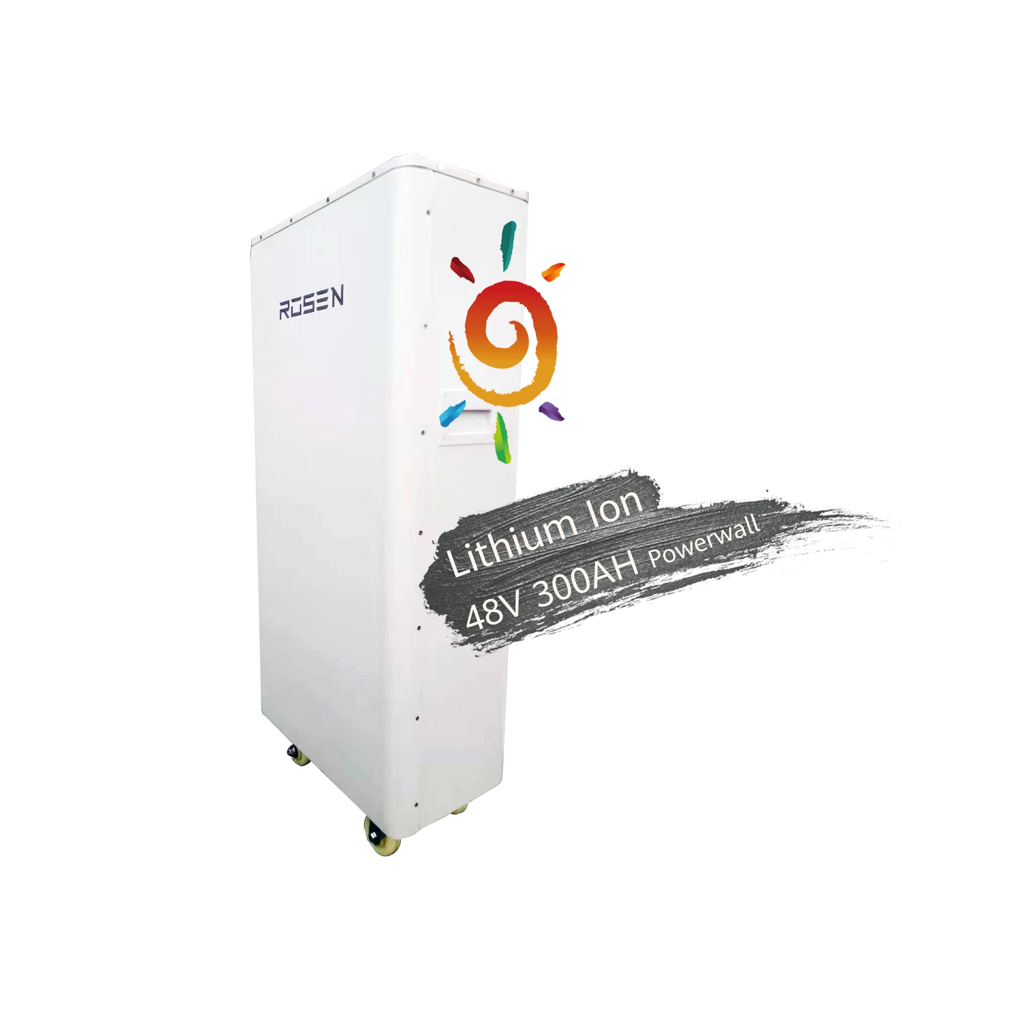 Rosen Solar 300ah 15kwh Bms Solar Battery Deep Cycle 48v Power Wall Lifepo4 Lithium Ion Battery