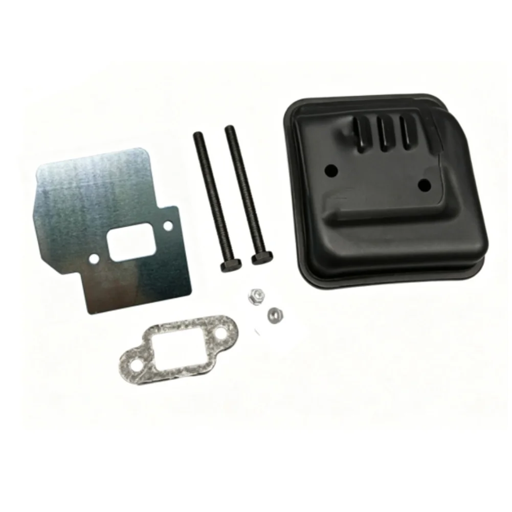 Chainsaw Muffler With Heat Shield Nut Screw Paper Pad For MS250 MS230 MS210 Engine Noise Reduction Replacement Part