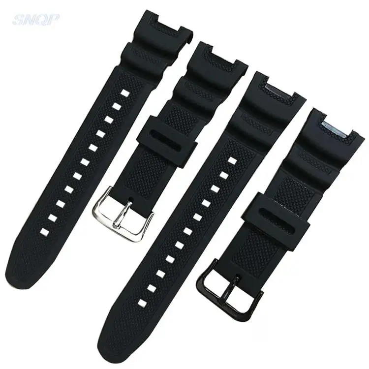 Resin Watchband for Casio SGW100 Sport Strap SGW-100-1V SGW-100-1VDF Waterproof Rubber Bracelet Strap Watch Accessories