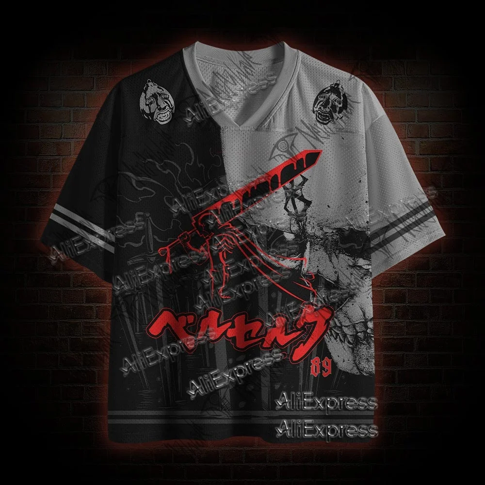 

(ZZ) New Dark Series, Street Trendy Quick Drying Mesh Jersey, Sports Breathable Adult V-neck T-shirt, Handsome and Comfortable
