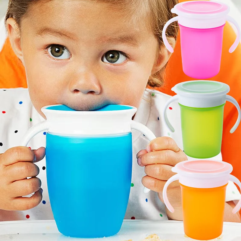 

2025 New Learning Drink Cup 360 Degree Drinking Training Learning Drink Cup Silicone Baby Anti Choking Cup Ideal for Little Ones