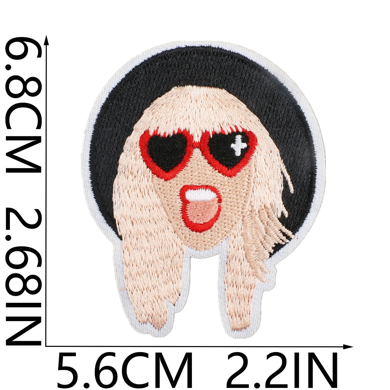 Cartoon Embroidered Patches For Clothing Thermoadhesive Patches Singer figure Patch Iron on Patches DIY Jackets Sew Stickers