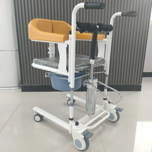 automatic lift patient transfer chair with commode patient chair transfer red lift whee lchair w/180 s transfer-wheel chair