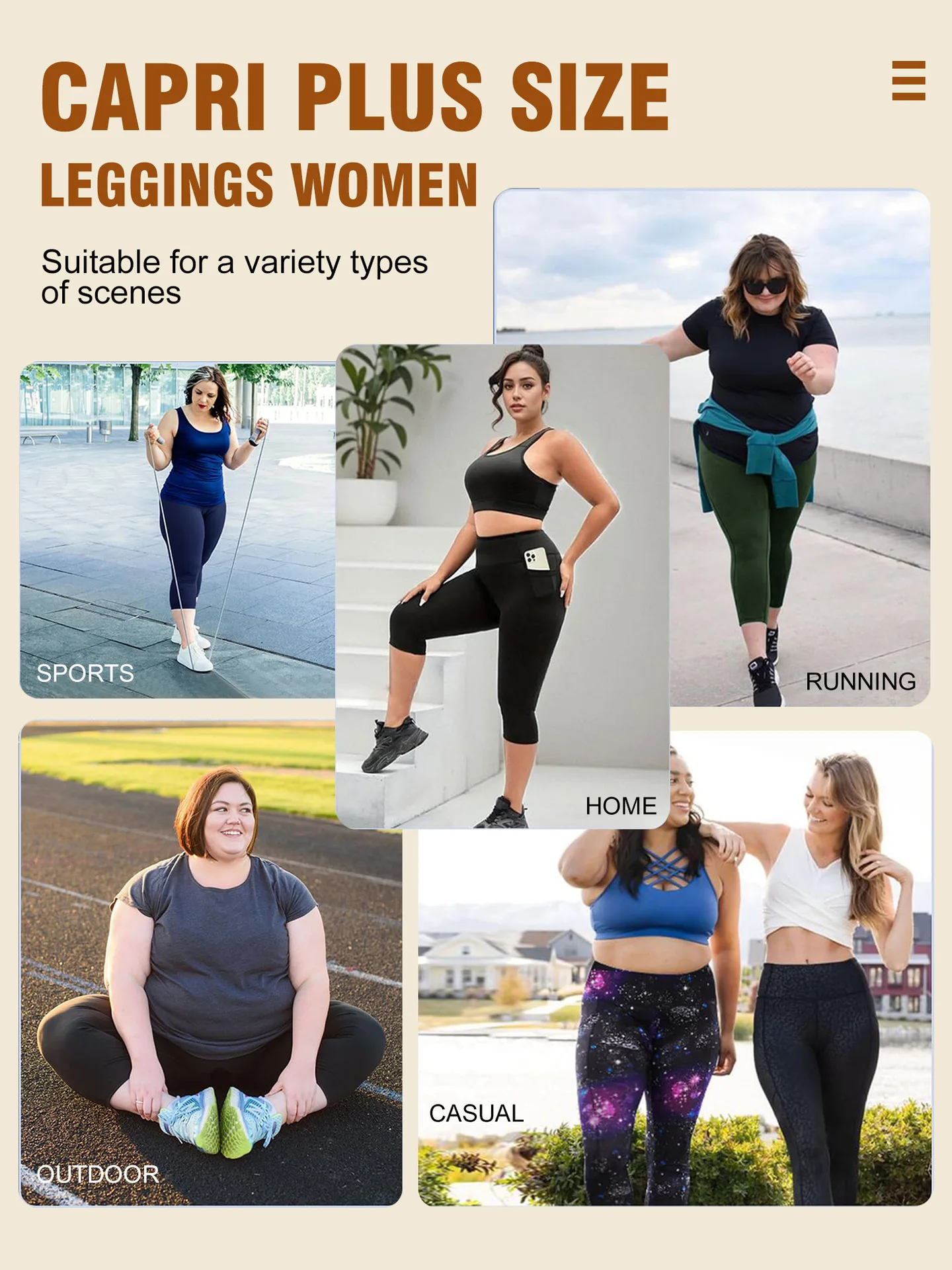 Damen-Yogahose mit hoher Taille, Übergröße, Po-Lifting-Workout-Leggings mit Taschen, elastische Activewear für Fitnessstudio und Laufen – Detail 6