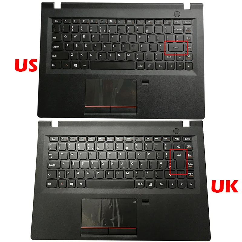 NEW For Lenovo E31 E31-70 E31-80 Laptop Palmrest Upper Case US UK Keyboard With Touchpad