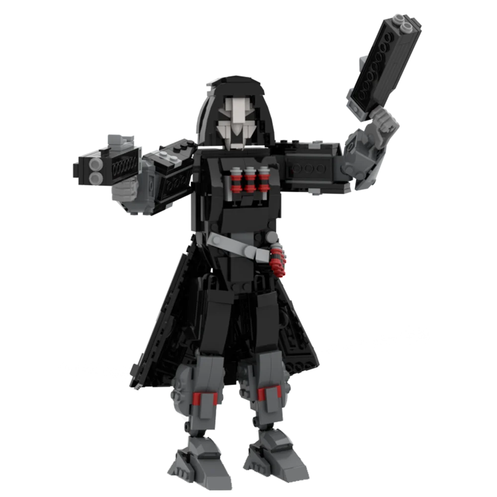 MOC ブラック ソウルリーパー メック ウォリアーズ 組み立てブロックセット ゲーム シューティングゲーム 死の神々 ブリック ゴーストバトル キッズトイ