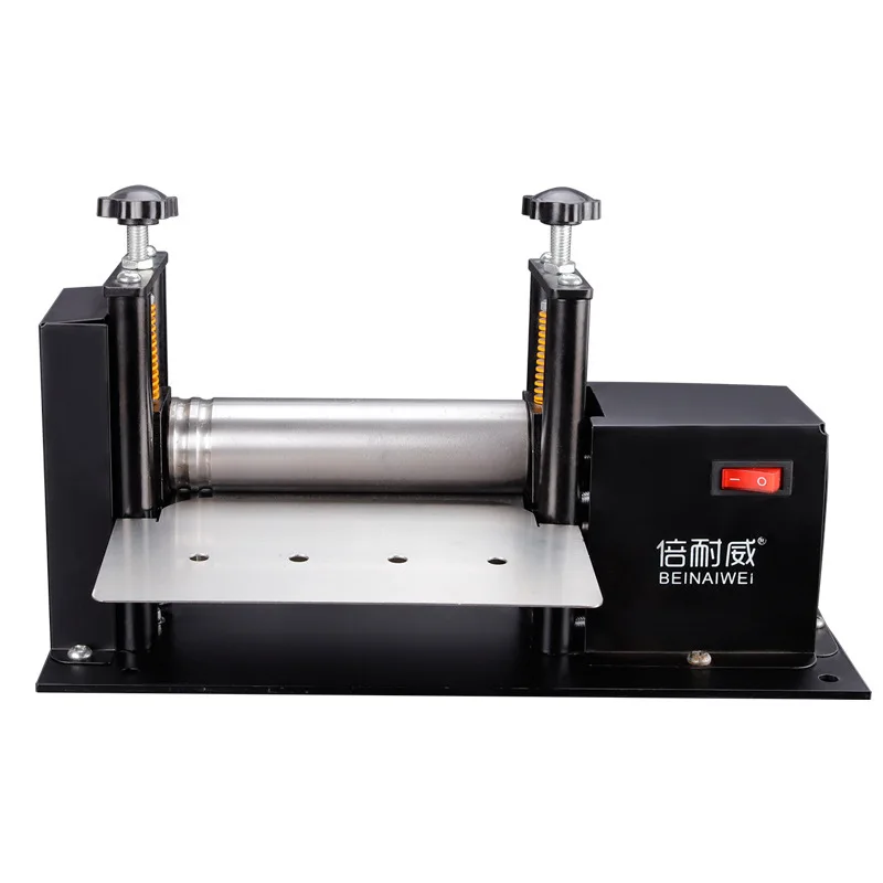 Electric hand crank small leather drawing machine manual glue cartridge machine