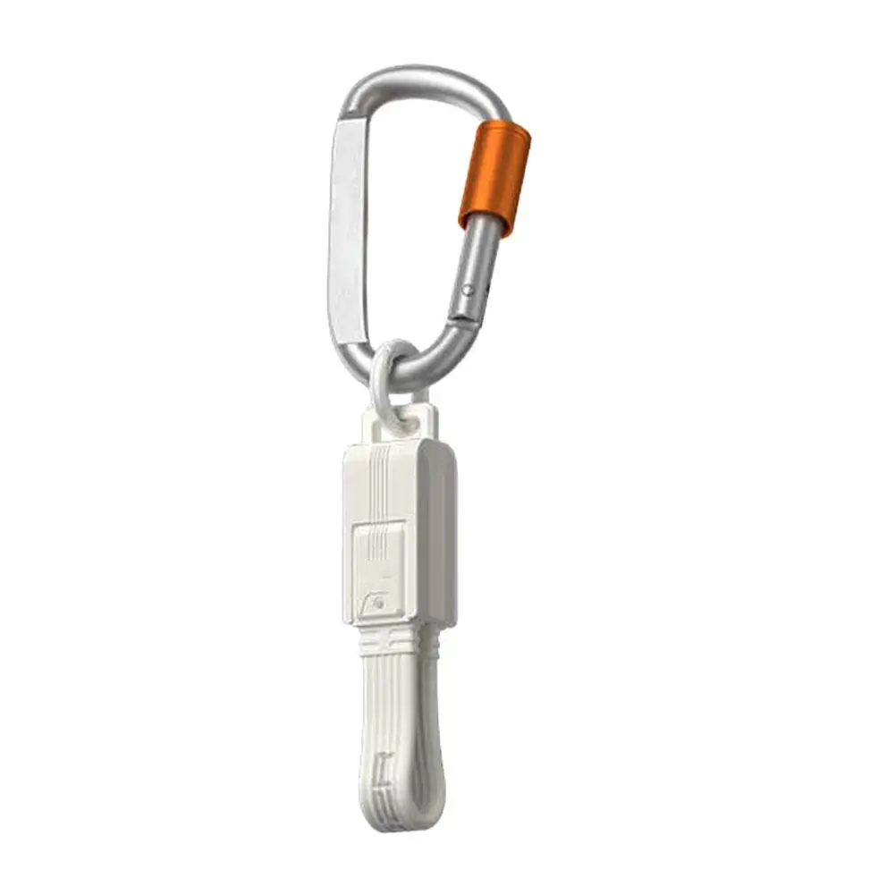 USB4 Portable Short Cable USB4 All-in-One Cable Innovative EDC Cable With Carabiner Time Traveler USB4 Portable Short Cable For