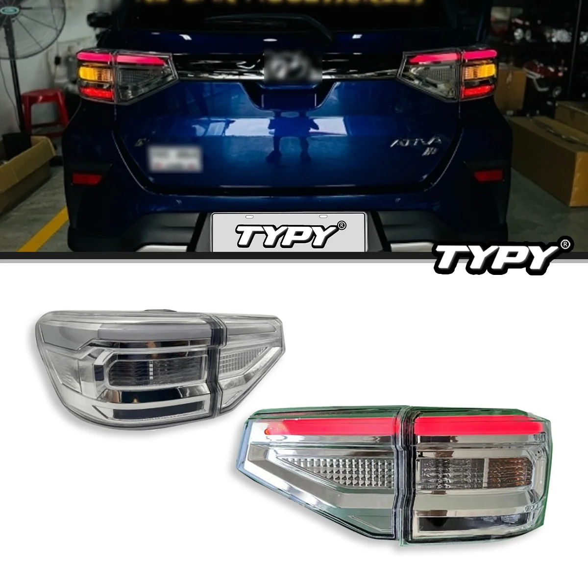 

TYPY Car Styling For Honda Accord Taillight 2018-2022 Upgrade Modified to New DRL Dynamic Turn Signal LED Taillight
