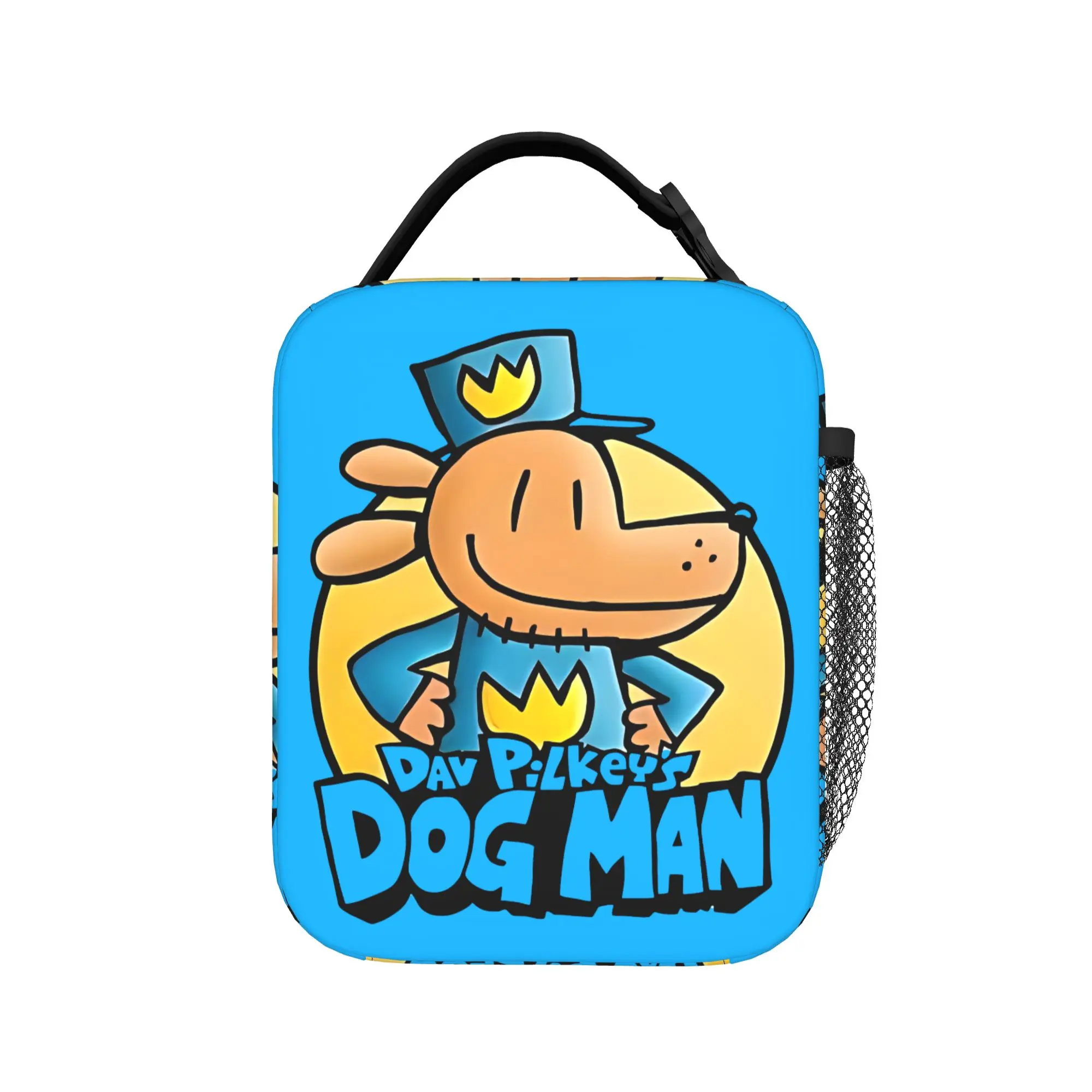 Dogmans Adventure  Insulated Lunch Bags Portable Anime Reusable Thermal Bag Tote Lunch Box Beach  Outdoor Food Handbags