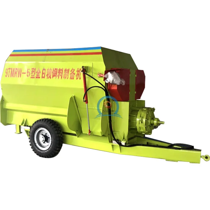 hot sale automatic horizontal goat sheep cow tmr feed mixer mobile silage feed mixer machine