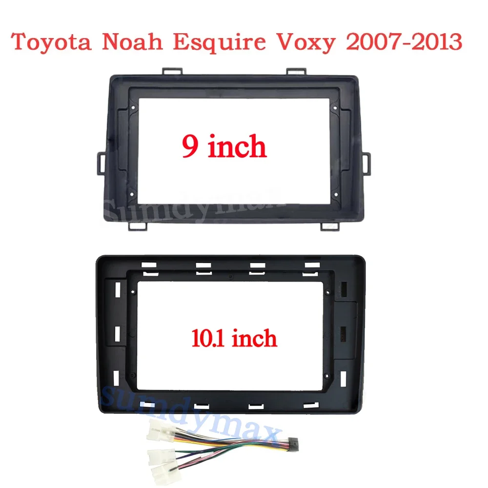 

9 "2 Din Android автомобильный радиорамка комплект для Toyota Noah Esquire Voxy 70 2007-2013 авто стерео головное устройство панель приборной панели монтаж Fascia