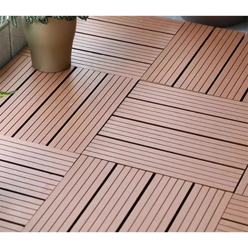 Self-paving outdoor ecological anti-corrosion wood-plastic terrace floor paving and renovation for home use