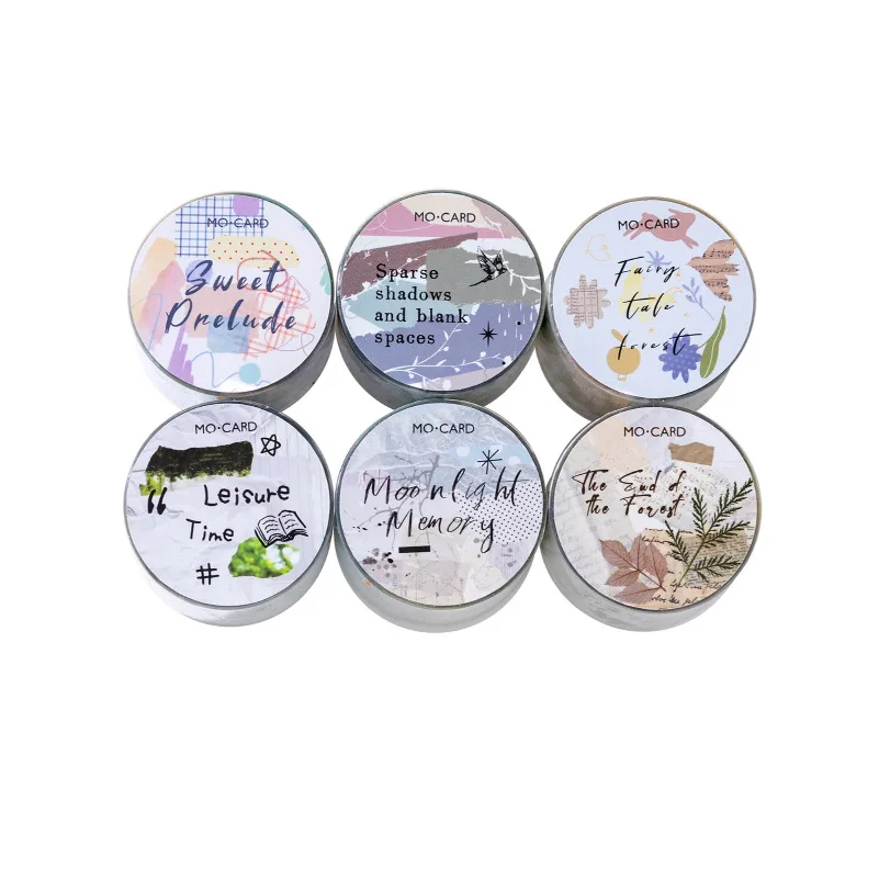 

10 шт./лот, декоративные клейкие ленты, фрагменты для коллажей, декоративные скрапбукинг, сделай сам, бумага, японские наклейки