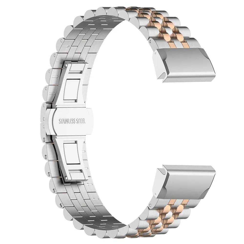 حزام ساعة للغارمين فينيكس 5 6 7 5X 6X 7X 5s 6S 7S سوار ستانلس ستيل معدني حزام ساعة Forerunner 935 945 955