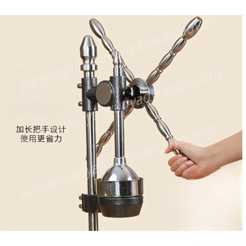 

Commercial Heavy Duty Rotary Wheel Press Juicer 304 Stainless Steel Fit Pomegranate Orange Lemon Manual Squeezer