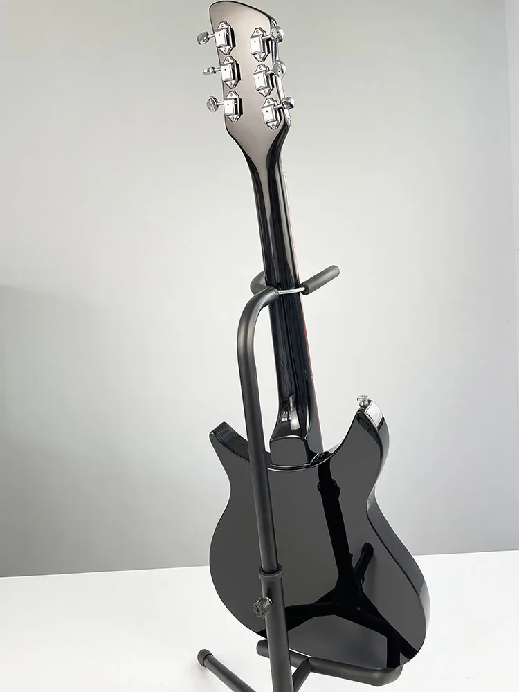 Ricken 325 electric guitar With Fingerboard has varnish.Black Color High Quality Guitarra Free Shipping