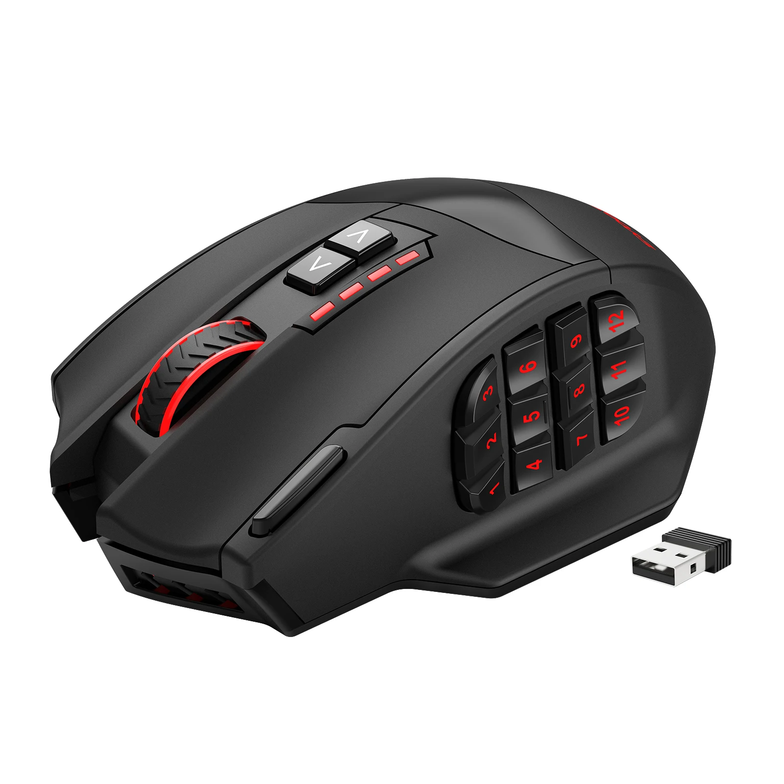 HUO JI E-YOOSO X33 2.4G Wireless Gaming Mouse 16000 DPI RGB Gaming Mouse With 16 Programmable Buttons MMO Fps for Gamer Laptop