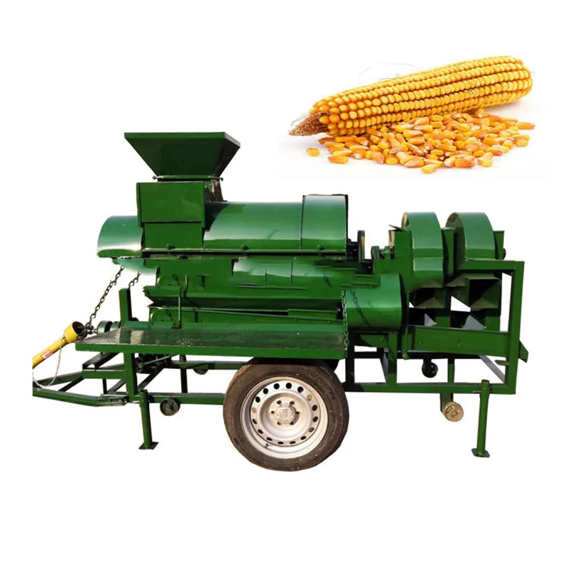 Full Automatic Maize Corn Threshing Machine Big Capacity Farm Using Corn Sheller Machine