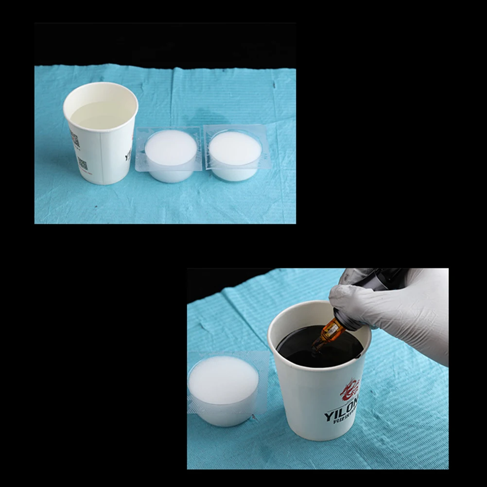 

18pcs Disposable Needle Tip Dip Wash Cleaning Cup Tattoo Accessories Eco-Friendly Individually Sealed Sterilizing Tools For