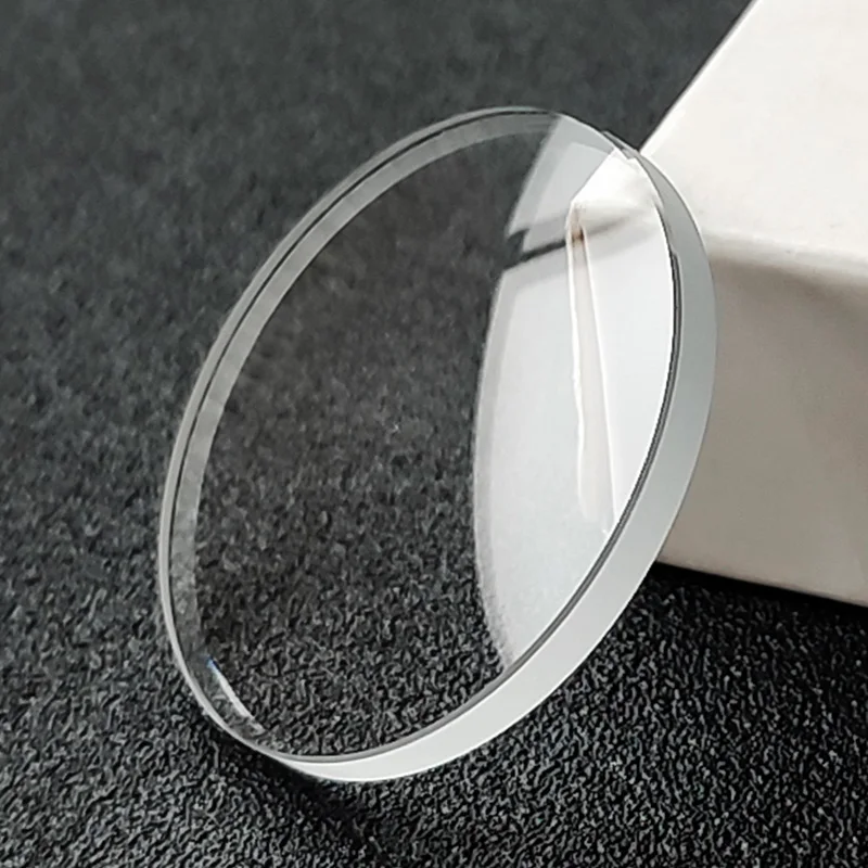 Double Dome Mineral GlassThickness 2.5mm, Diameter Of  30-38.5mm, Table Glass Round Smooth Transparent 1 Pieces