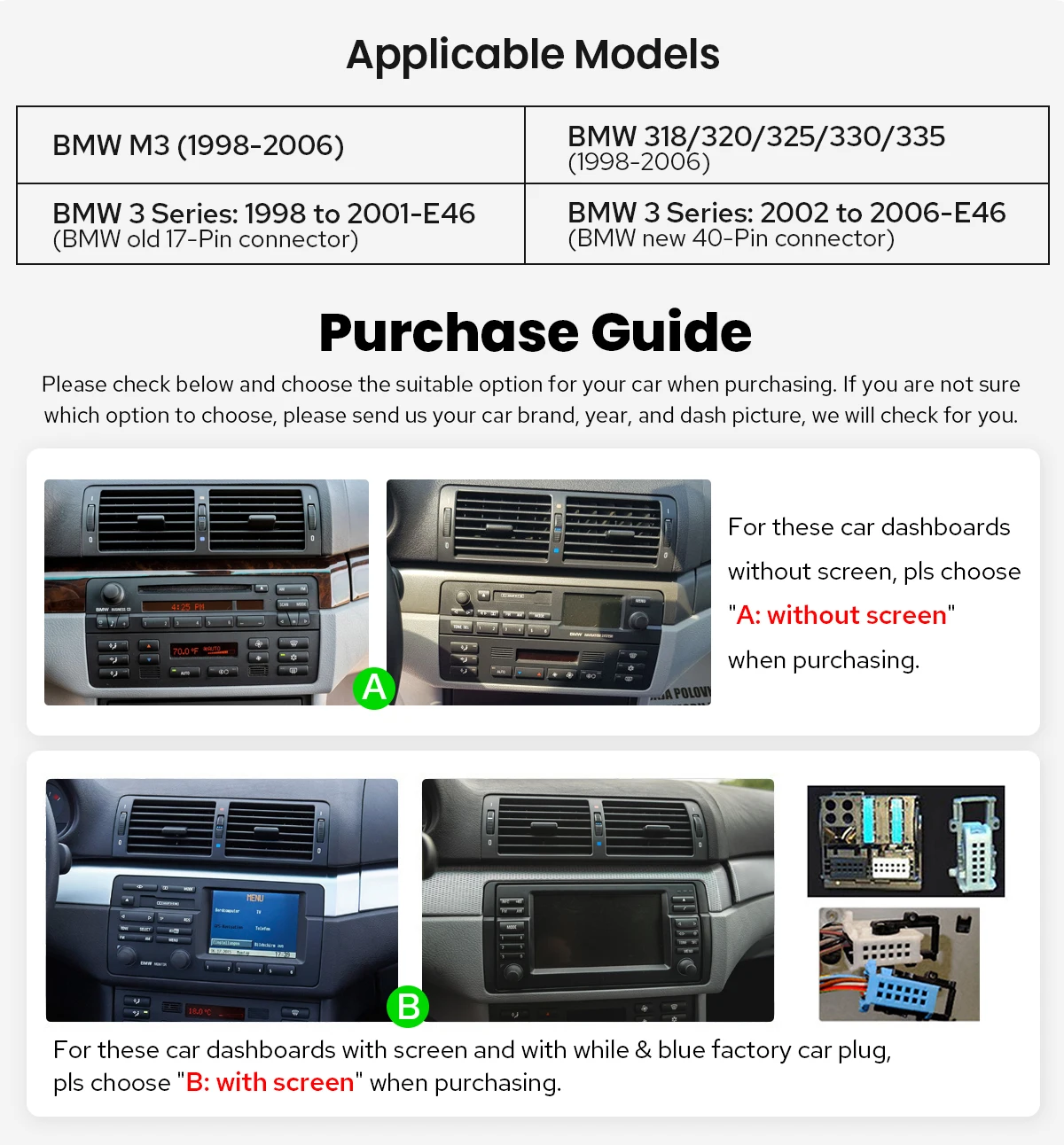 JOYING 9 بوصة سيارة DAB + راديو رقمي ستيريو مشغل وسائط متعددة لسيارات BMW 3 Series E46 1998-2006 دعم OEM الضوابط أبل Carplay #6