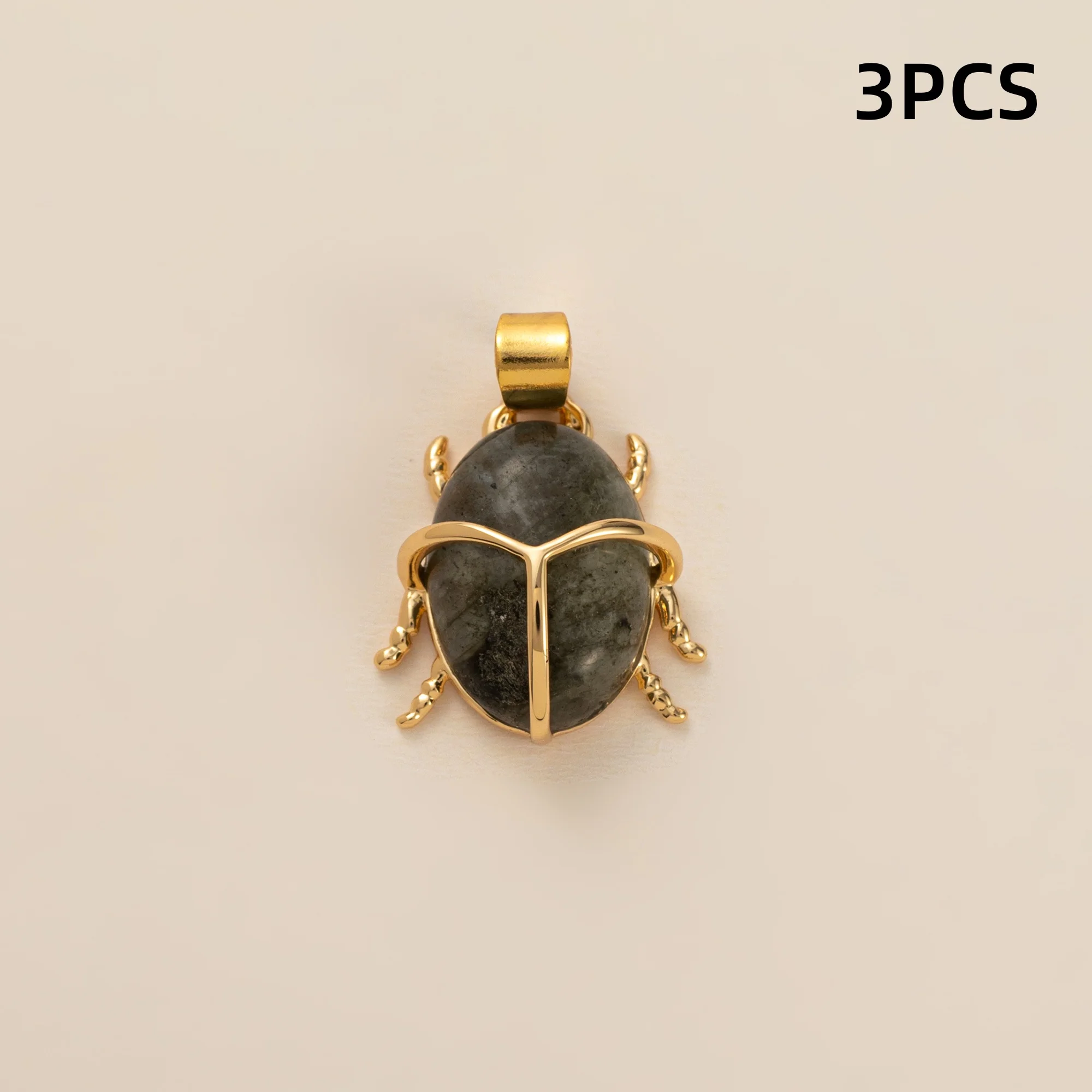 3 Stück frische und schlichte neue achteckige Stern-Mond-Blitz-DIY-Anhänger für Schmuck – Detail 5