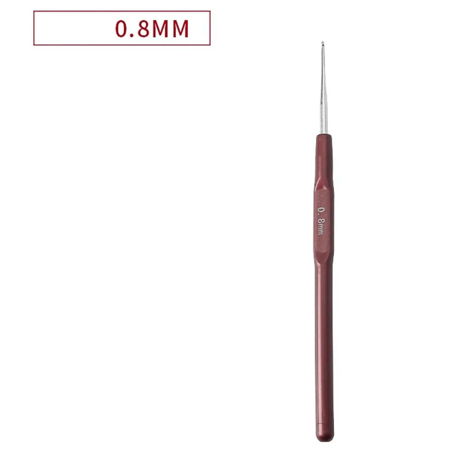 Alileader 4 Teile/los Häkeln Haken 0,5 "0,6" 0,7 "0,8 Mm Micro Haken Nadeln Für Perücke Machen Häkeln locks Zöpfe Weben Nadel Werkzeuge – Detail 10