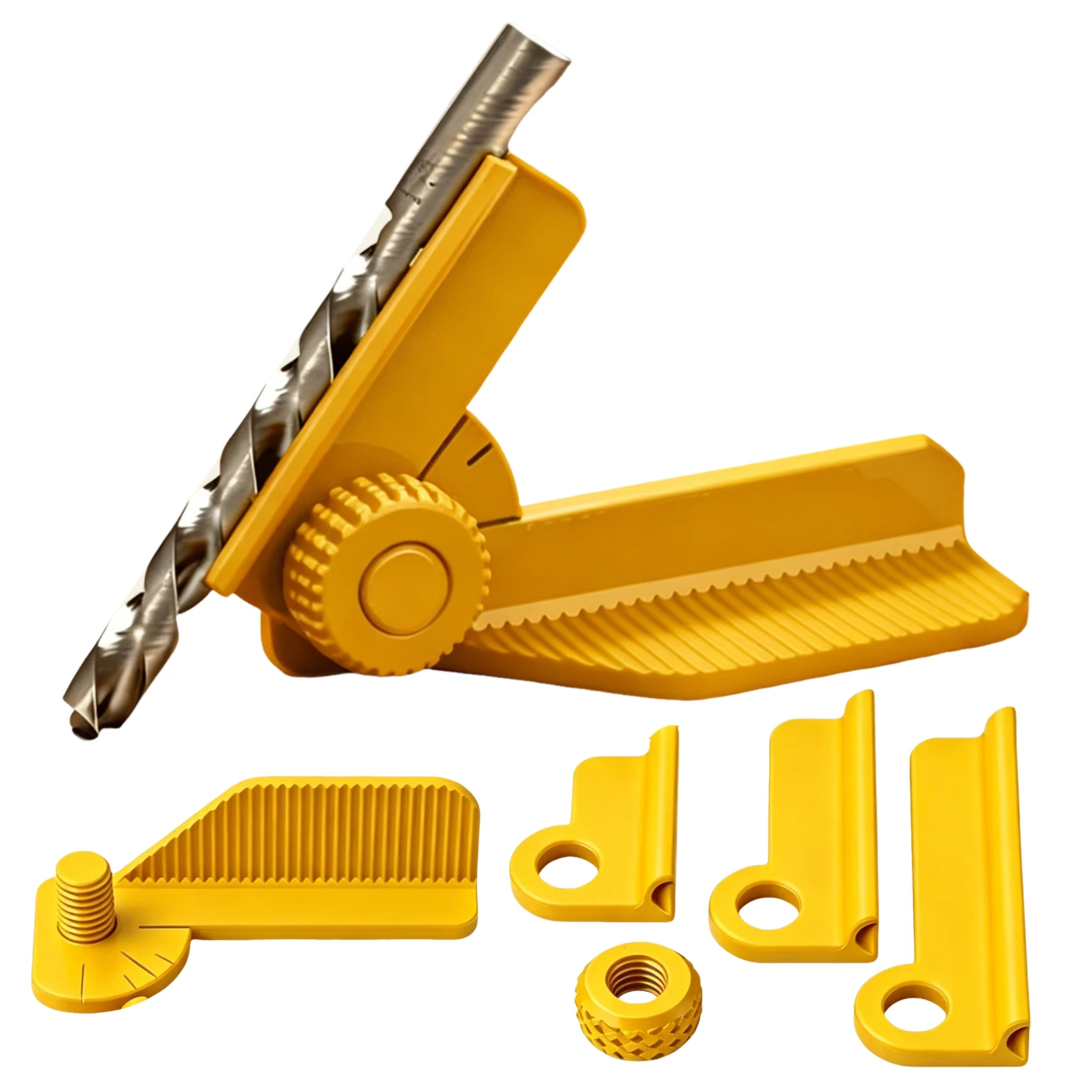 5 Angle Adjustable Drilling Guide 0/30/45/60/90 Degree Precise Positioning for Woodworkers DIY Enthusiasts Craftsmen