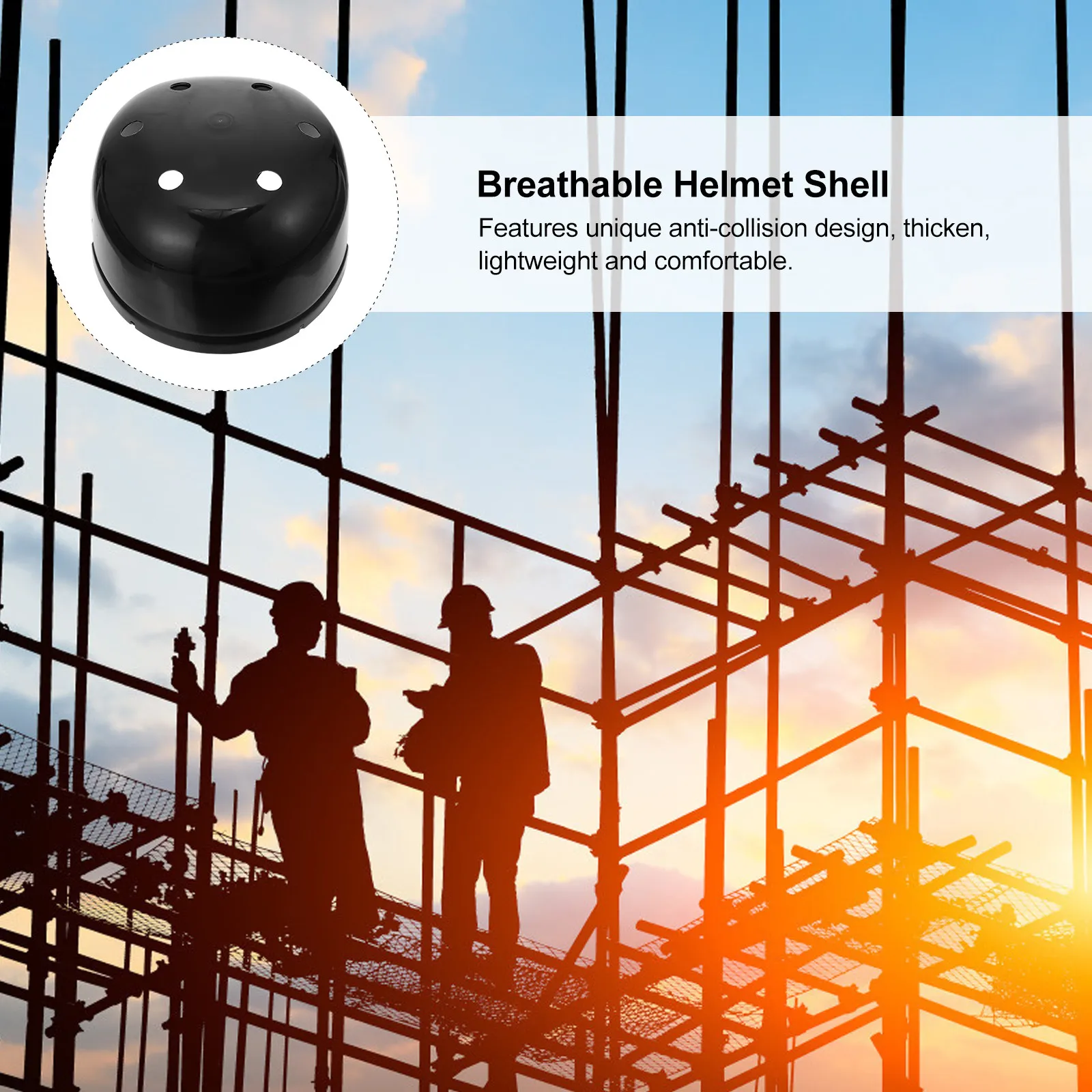 

1Pcs Anti-Collision Safety Breathable ABS Shell Lightweight Protective Hat for Construction Workers Electricians